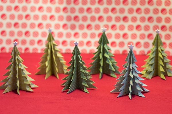 Segnaposto Natalizi Origami.Alberello Segnaposto Di Natale Tutorial Materiali Lealidellamateria